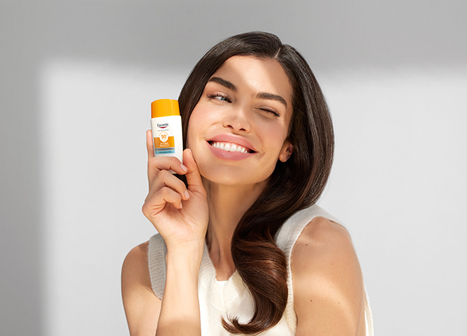 Launched in the US in 2022, the Eucerin Sun range offers sun care with five different antioxidants and tailored to different skin types and tones (photo)