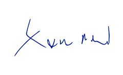 Ramon A. Mirt, Member of the Executive Board (handwriting)