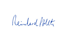 Reinhard Pöllath, Chairman of the Supervisory Board (handwriting)