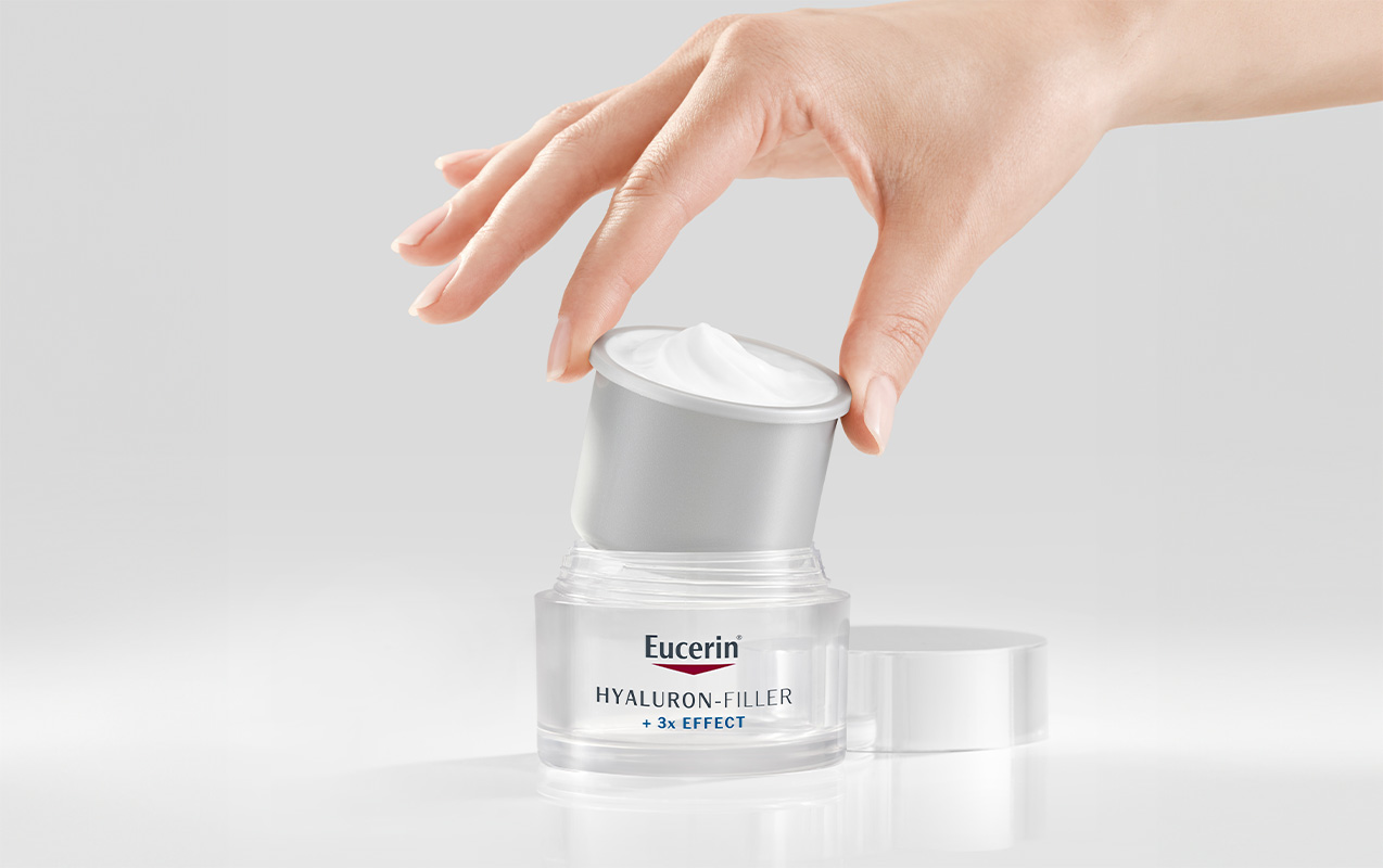 Eucerin jar with refill package (photo)
