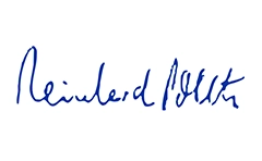 Signature of Reinhard Pöllath, Chairman of the Supervisory Board (photo)