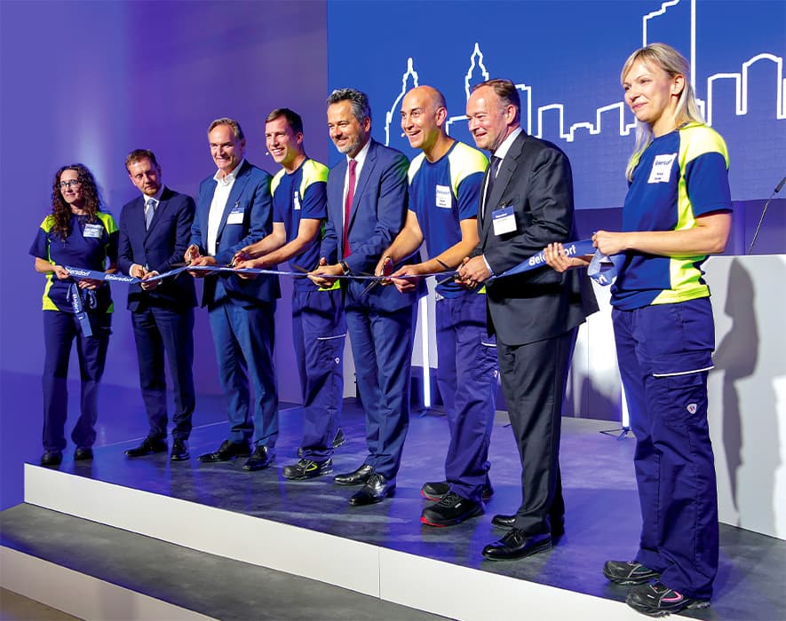 Eröffnung des neuen Werks in Leipzig (Foto)